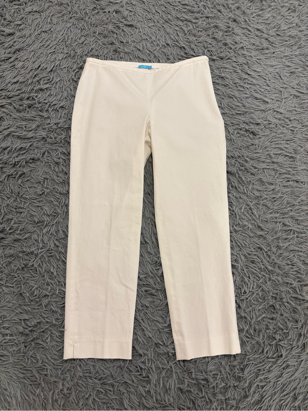 J. McLaughlin Womens Size 6 White Pull On Pants Stretch Minimalist Office Work